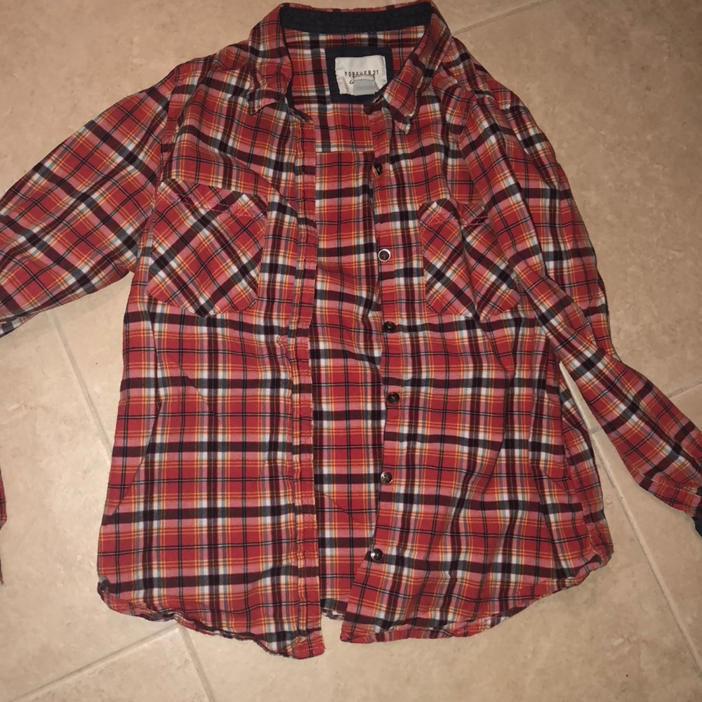plaid long sleeve